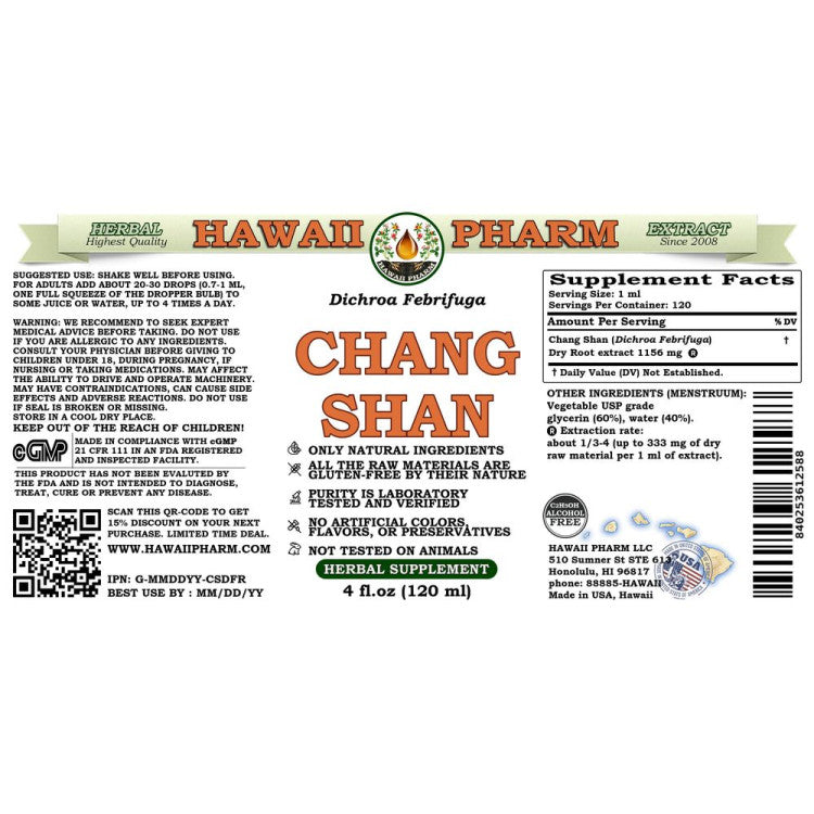 Chang Shan (Dichroa Febrifuga)